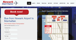 Desktop Screenshot of newarkairportexpress.com